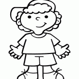 Boy wearing a hat