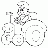 The toy tractor