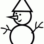 Picture of a snowman