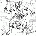 Pirate with an ax