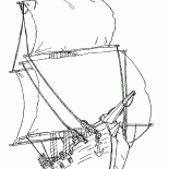 Sailing ship pirates