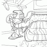 Car washing robot