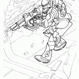 The soldier of the future in action