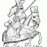 Knight on a tournament