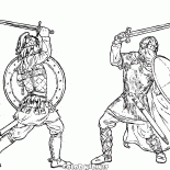 Soldiers fight