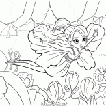 Fairy in flight