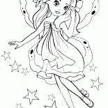 Princess fairy in flight