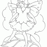 Elf girl dancing