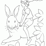 Elf saddled the hare