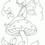 Elf on the mushroom