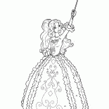 Luxuriant dress Barbie