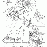 Beautiful island inhabitant