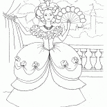 Princess on the balcony