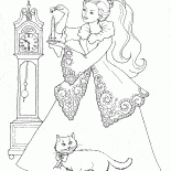 Princess and cat