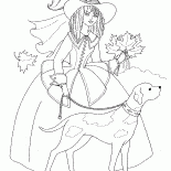 Princess for a walk