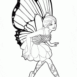 Butterfly-Fairy dancing