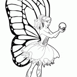 Barbie Mariposa and the ball