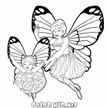 Fairy barbies play
