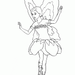 Winged barbie soars