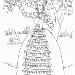 Princess in the garden