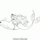 Barbie mermaid and dolphin