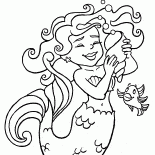 Mermaid with conch