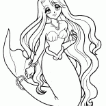 The Little Mermaid in a good mood