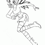 Irma Lair flies