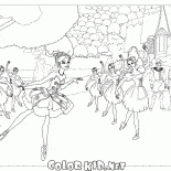 The dancers at the ball