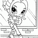 Girl with scarf