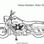 Motorcycle on a stand