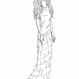 Barbie in an elegant dress