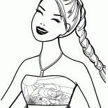 Barbie with beautiful braid