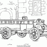Fire trucks 1904 year