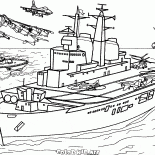 British Invincible aircraft carrier