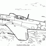 Yak-9r fighter aircraft