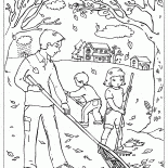 Cleaning leaves