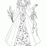 The princess of the kingdom of flowers