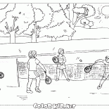 The game of tennis