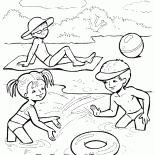 Summer fun at the river