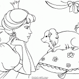 Princess in meditation