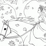 Coloring page - Princesses