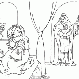 Little princess woke up