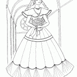 Brides long dress