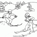 Skiing