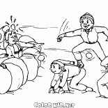 Snow fight