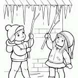 The frozen ice