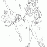 Winx and roller