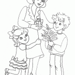 Congratulating our mother