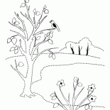 Leaves blossom